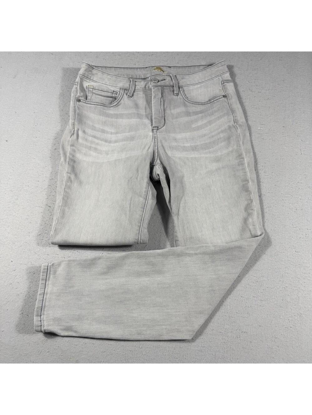 Tommy Bahama High Rise Ankle Jeans Womens Gray Stretch Denim Size 31x26